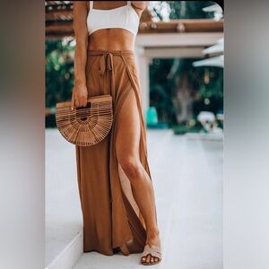 Bamboo Half-Moon Handbag